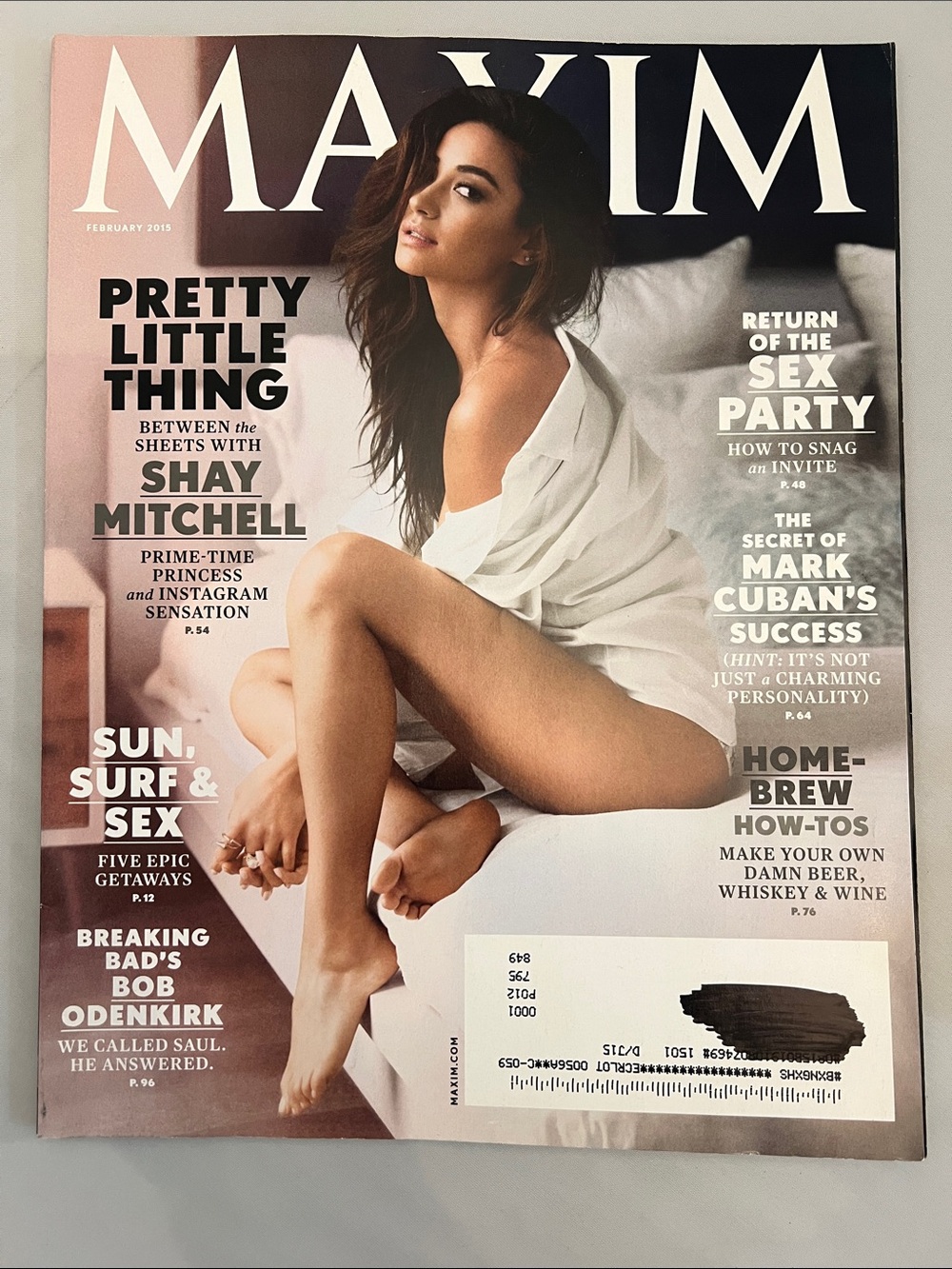 Maxim Magazine - Cover Shay Mitchell -  February 2015 - Issue 200